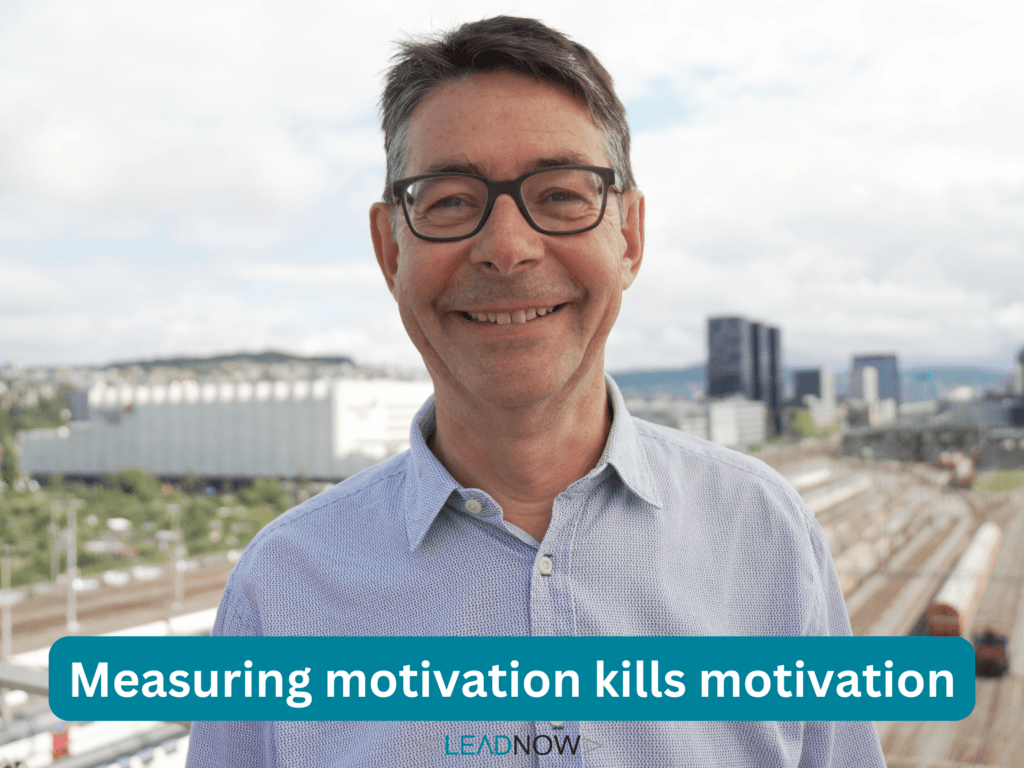 Measuring motivation kills motivation.