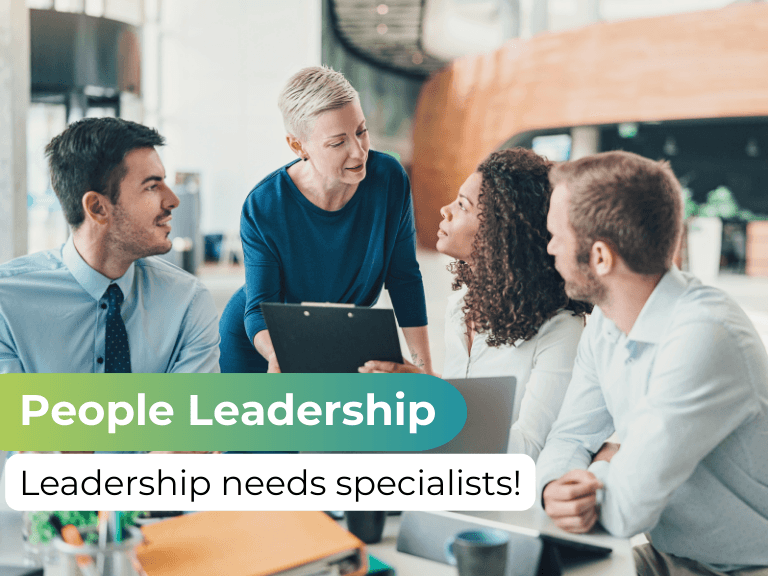 Leadership needs specialists!